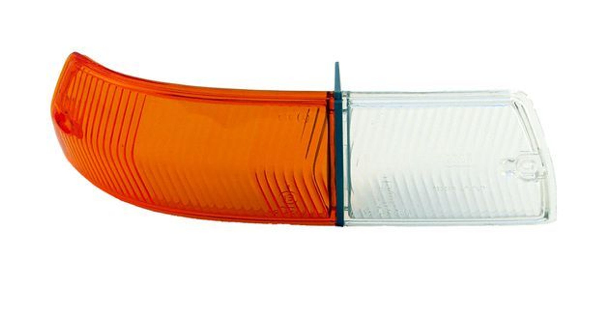 Blinklysglas gul/hvid til Volvo 164, højre
