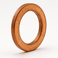 Kobberskive 10,3x15,7x0,8 mm til Volvo PV444, PV544, Duett, Amazon, Amazon Kombi, 1800 — bild 2 av 2