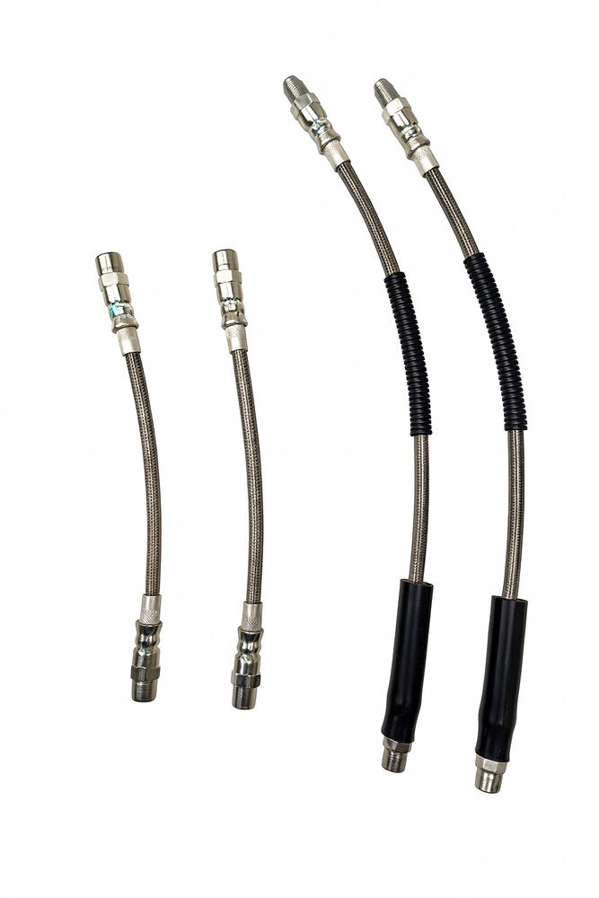Bremseslangesæt til Volvo 850, S70, V70, C70, 2WD -16", metalflettet