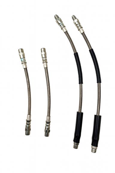 Bremseslangesæt til Volvo 850, S70, V70, C70, 2WD -16", metalflettet
