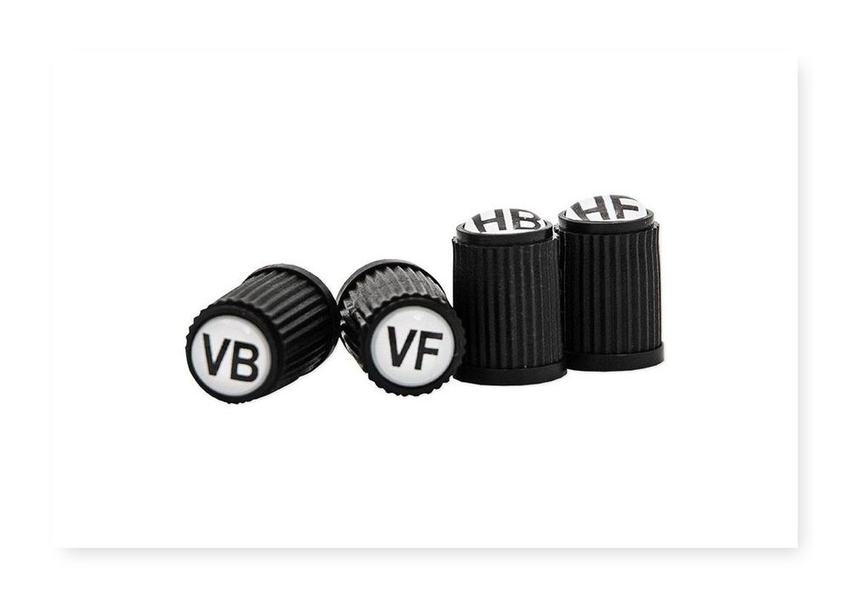 Ventilhætte, dækmærker 4-pak