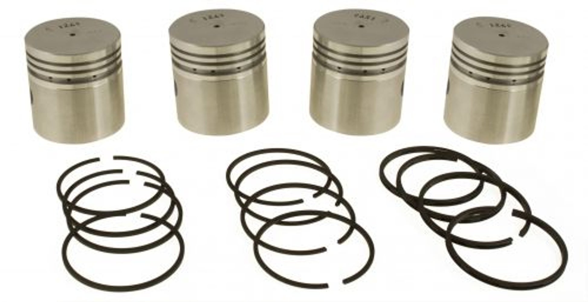 Stempelsæt med ringe B4B standard til Volvo PV444, Duett