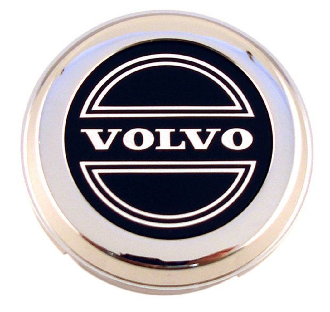 Hjulkapsel Turbo d=62 mm til Volvo 240, 260, 262, 265, 740, 760, 780, 850, 940, 960, C70, S40, S70, S80, S90, V40, V70, V90, XC70, XC90, 265 1979- — bild 1 av 2