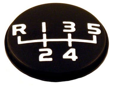 Gearknop med symbolskive til Volvo 240, 740, 760, 780, 940, 960