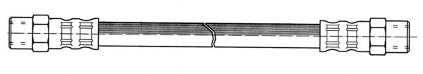Bremseslange for til Volvo 240, 245, 260, 262, 265, 740, 760, 780, 940, 960, S90, V90, V90 1979-99 — bild 2 av 2