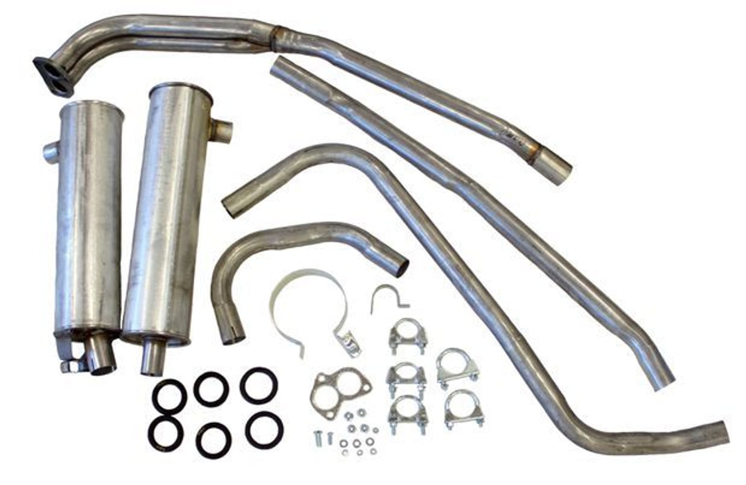 Udstødningssystem til Volvo 140, 1967-73, B18A, B18B, B18D, B20A, B20B, B20D