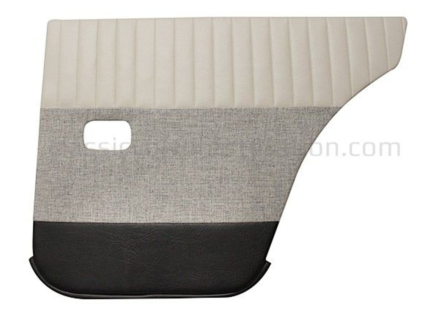Bagdørspaneler til Volvo Amazon 4d 1959-60, beige/grå/sort — bild 2 av 2