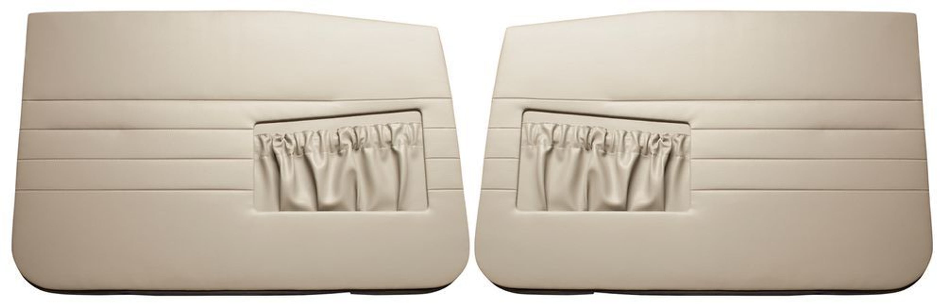 Fordørspaneler til Volvo Amazon 4d, 1960-61, gråbeige