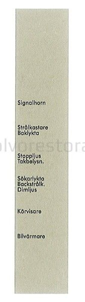 Klistermærke Sikringsholderpapir — bild 2 av 2