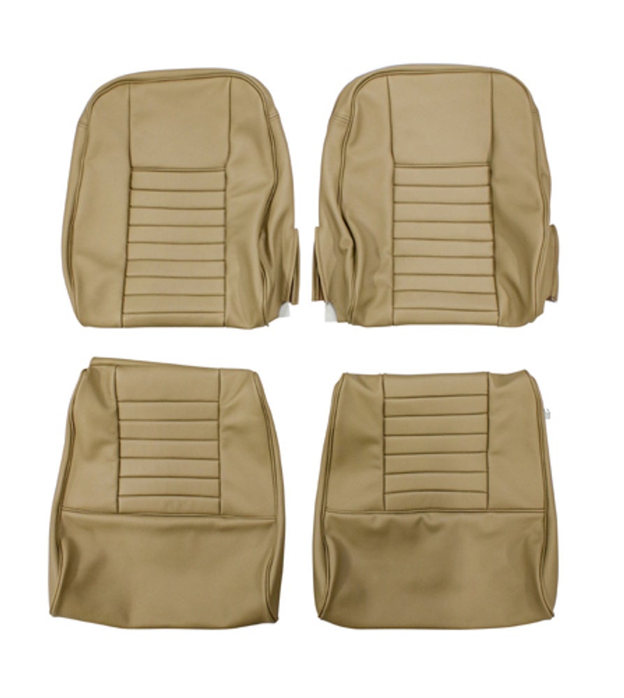 Forsædebetræk til Volvo 1800, 1800E, 1800ES beige/brun