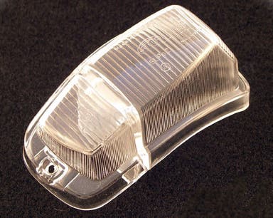 Blinklysglas til Volvo Amazon, hvid/hvid, venstre