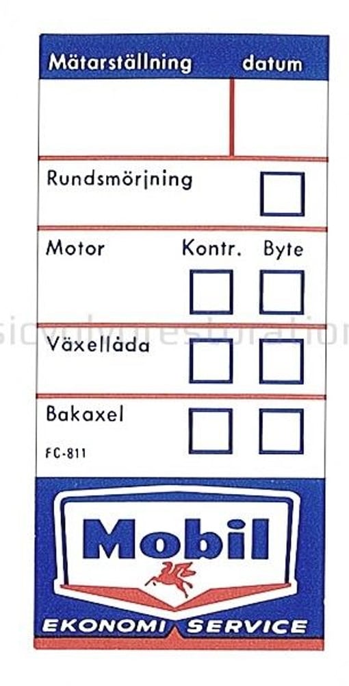 Klistermærke til service Mobil — bild 2 av 2