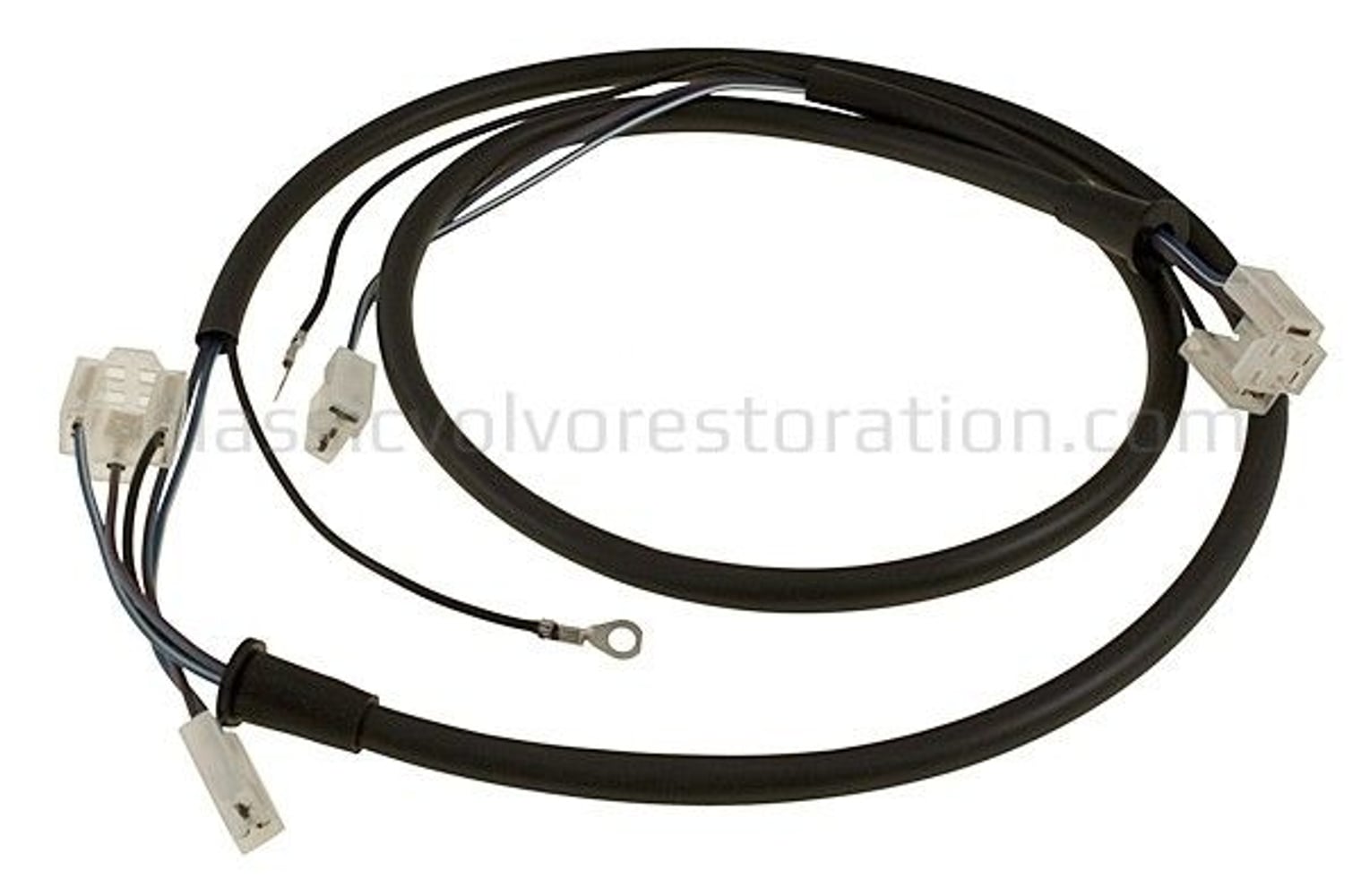 Forlygteledninger til Volvo 1800E, 1800ES, kabler 90° i forhold til hinanden — bild 2 av 2