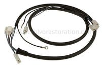 Forlygteledninger til Volvo 1800E, 1800ES, kabler 90° i forhold til hinanden — bild 2 av 2