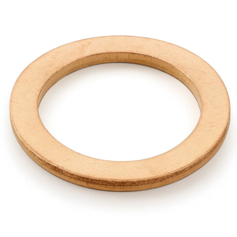 Kobberskive 16,2x21,6x1,4 mm til Volvo PV444, PV544, Duett, Amazon, Amazon Kombi, 1800 — bild 2 av 2