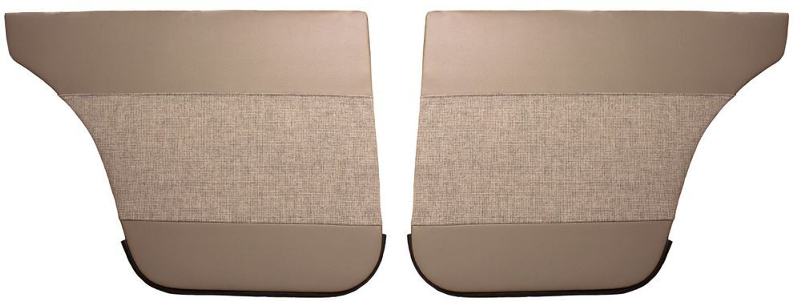 Bagdørspaneler til Volvo Amazon 4d, 1960-61, grå/grå beige