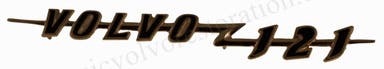Emblem "Volvo 121" til Volvo Amazon