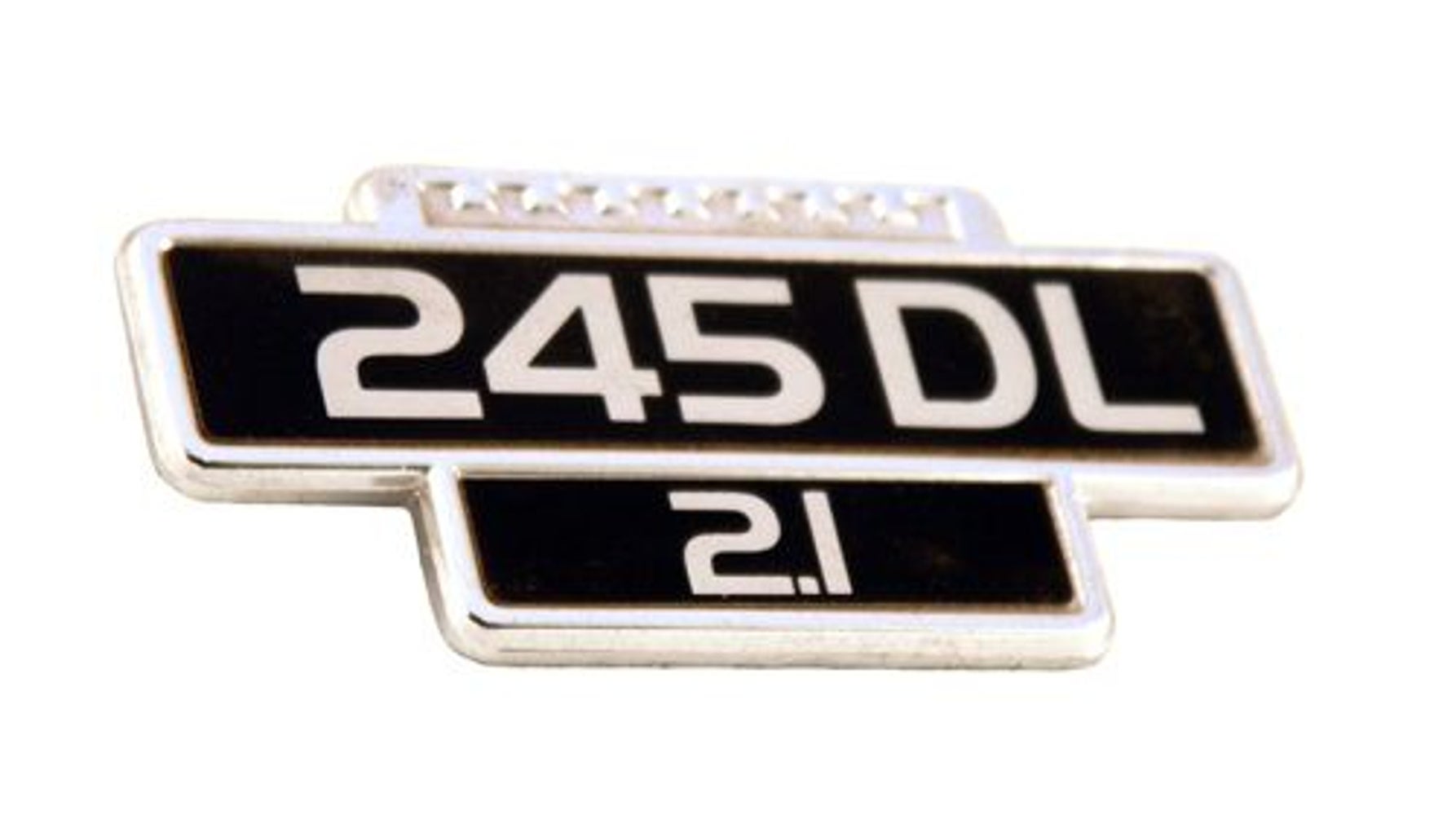 Emblem 245DL 2.1 skærm 1975-79 til Volvo 240, 245