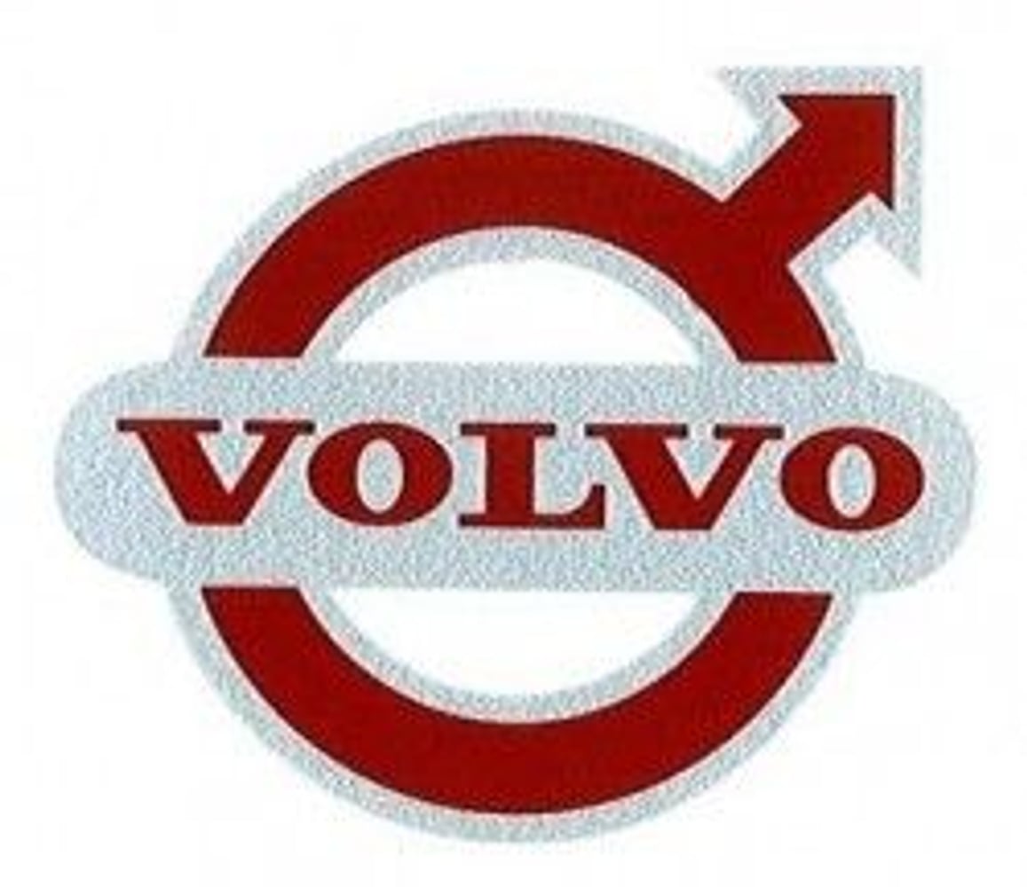 Dekal Volvo rød-sølv — bild 1 av 2