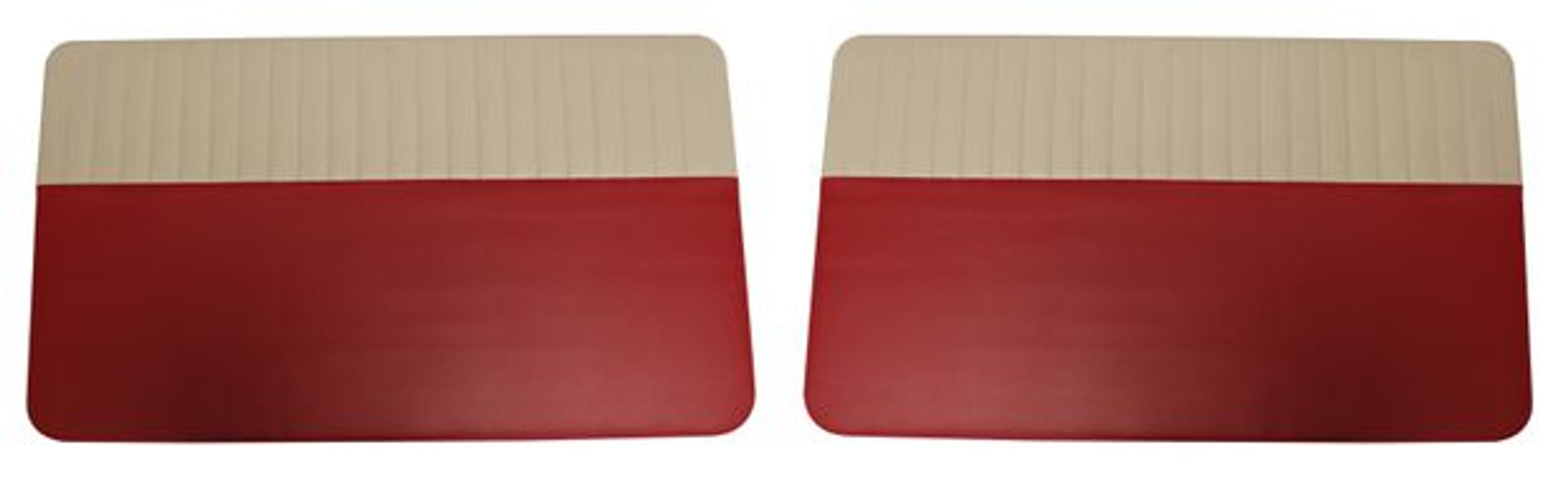 Dørpaneler til Volvo PV544A 1958-60, US rød/beige