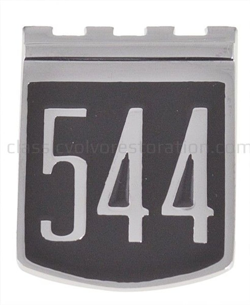 Emblem "Volvo PV 544" til Volvo PV544 1965 — bild 2 av 2