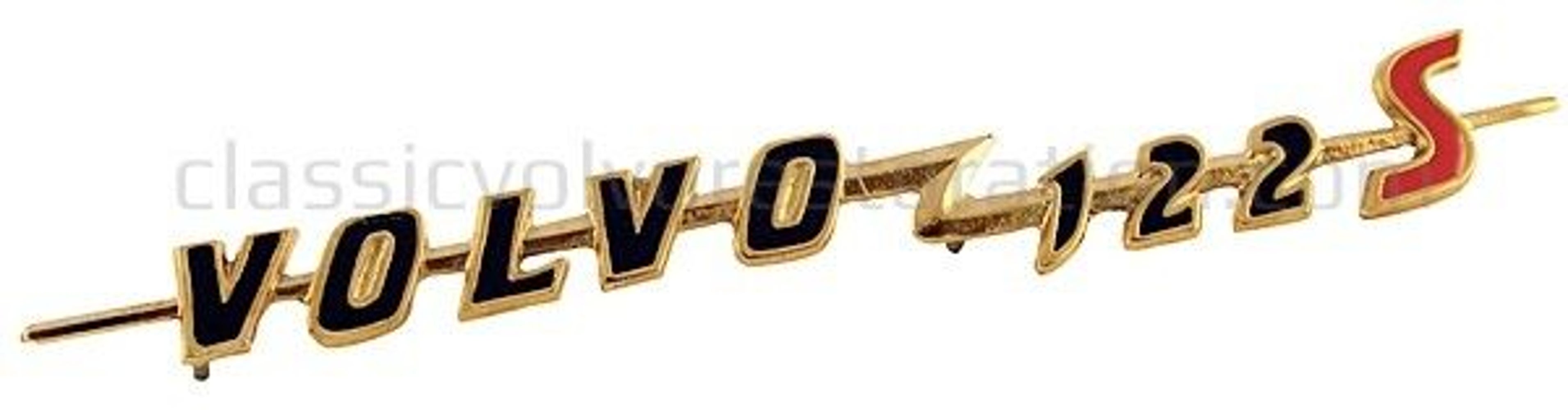Emblem "Volvo 122S" til Volvo Amazon — bild 2 av 2