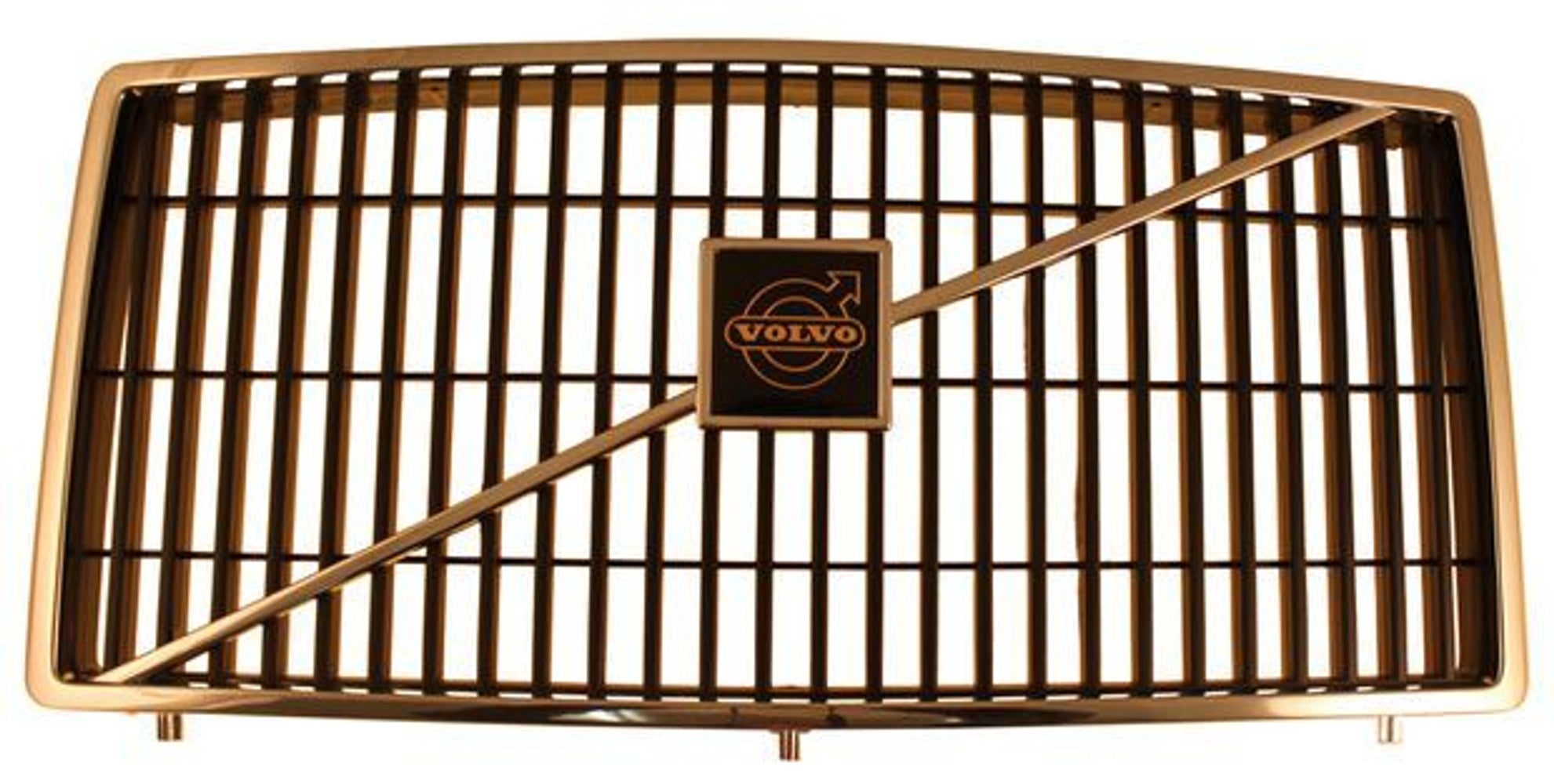 Grill til Volvo 240, 260, -1985, sort/krom fælg