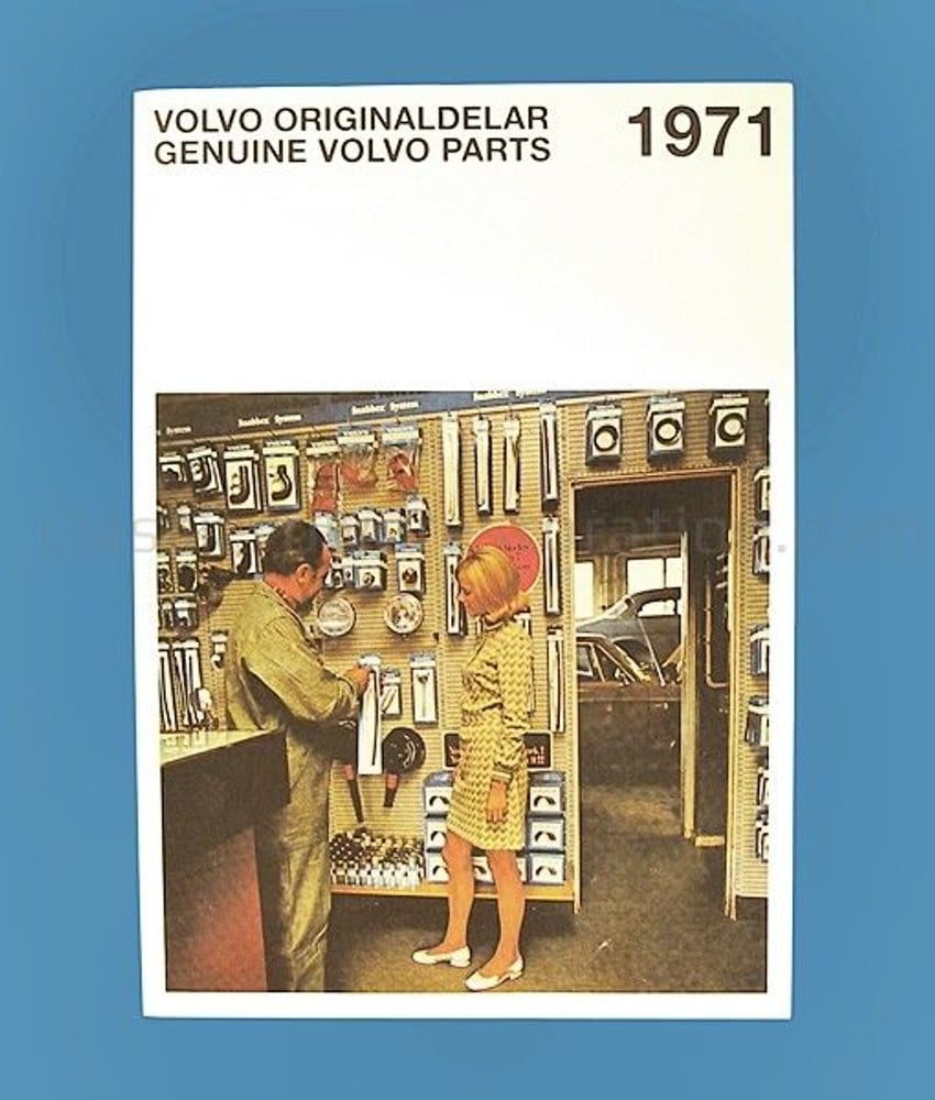 Reservedelskatalog til Volvo PV544, Duett, Amazon, 140, 164 1962-71, svensk — bild 2 av 2