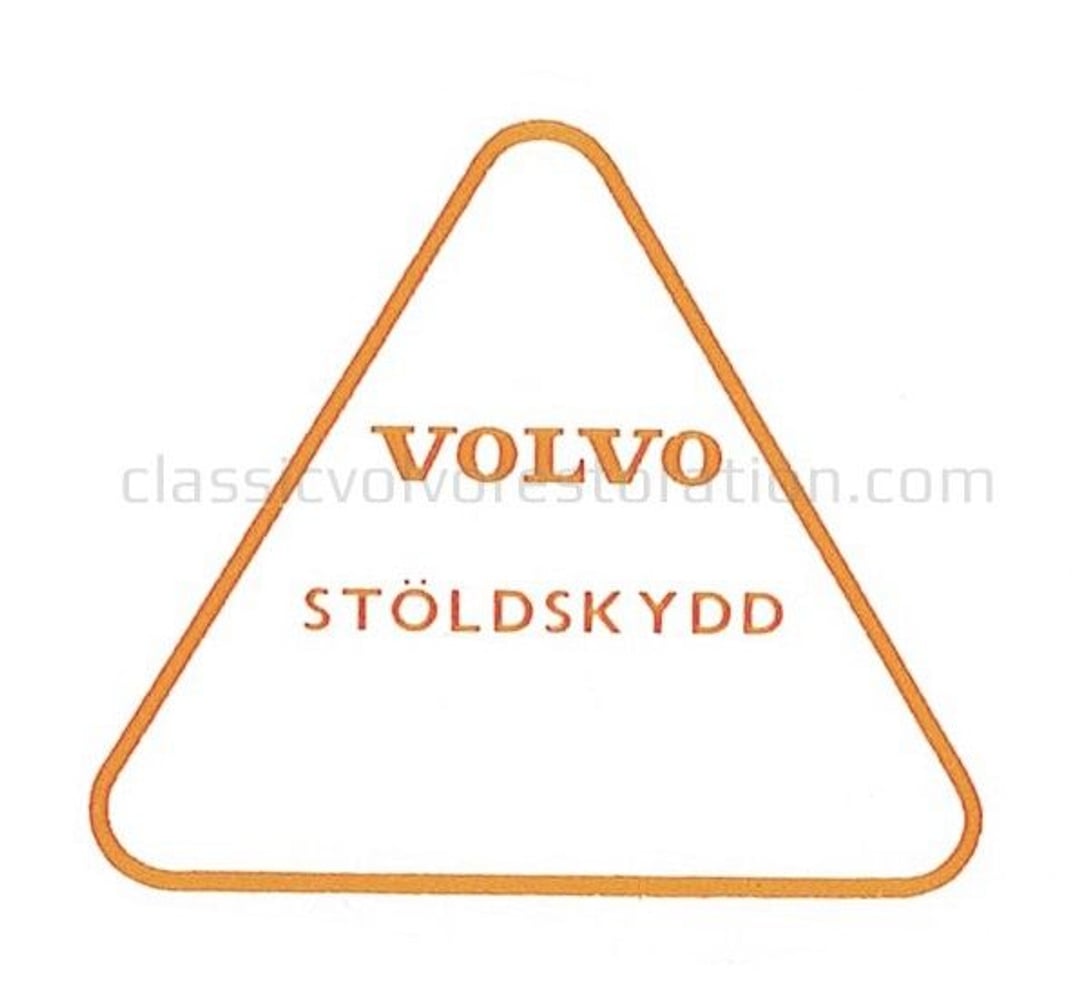 Tyverisikringsklistermærke — bild 2 av 2