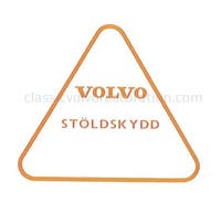 Tyverisikringsklistermærke — bild 2 av 2