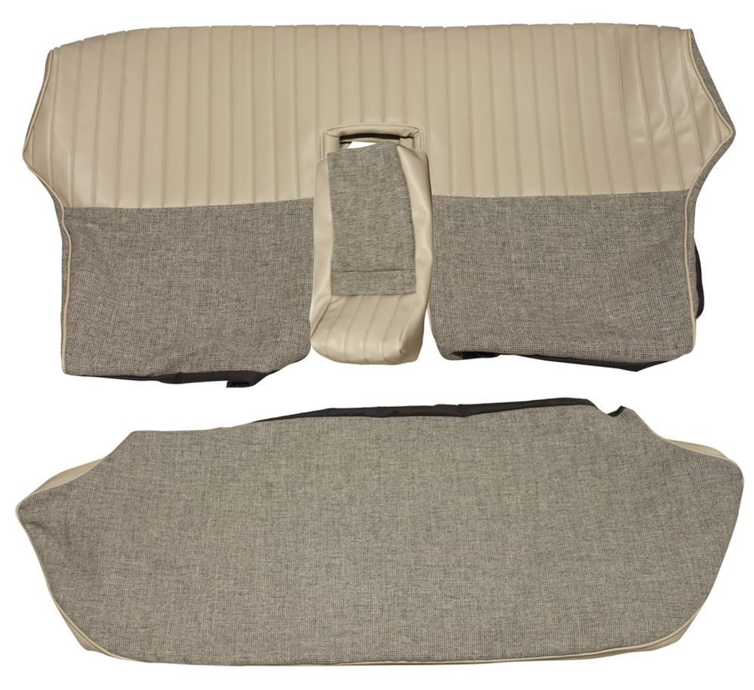 Bagsædebetræk til Volvo Amazon 4d 1959-60 grå/beige