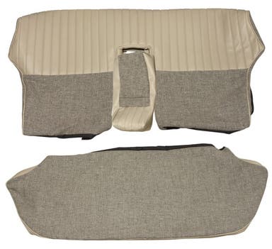 Bagsædebetræk til Volvo Amazon 4d 1959-60 grå/beige