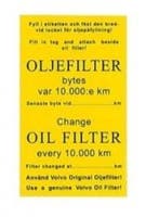 Servicemærke til oliefilter — bild 1 av 2