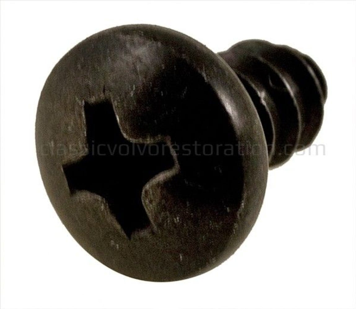 Skrue krydsudsparing RXS sort til Volvo PV444, PV544, Duett, Amazon, Amazon Kombi, 1800 — bild 2 av 2