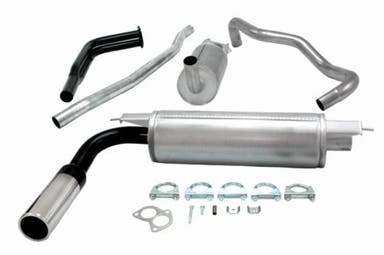 Udstødningssystem til Volvo 240, 1976-88, 2" sport uden katalysator