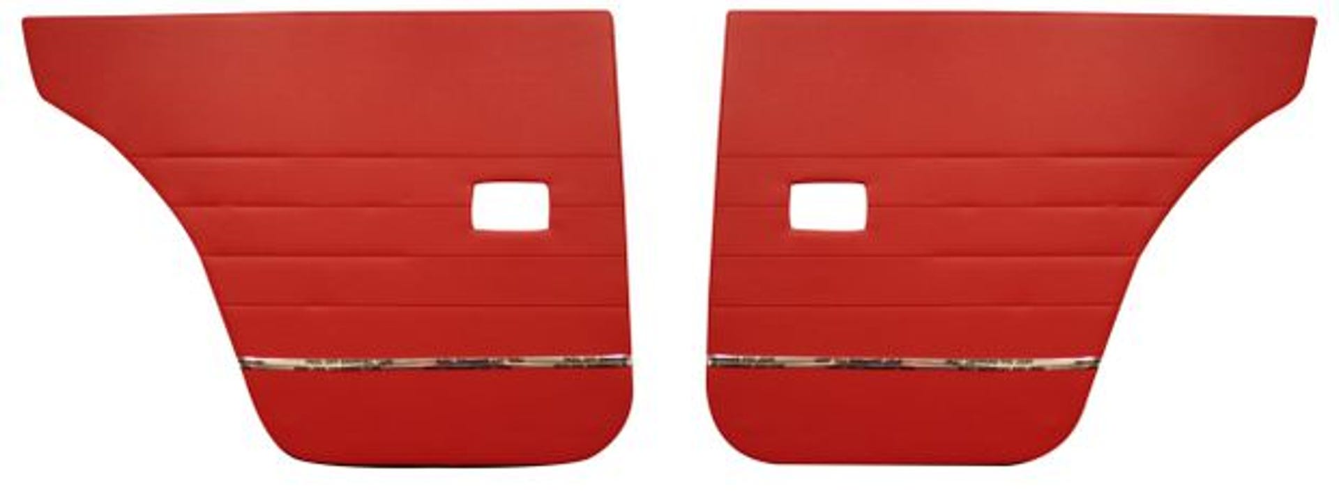 Bagdørspaneler til Volvo Amazon 4d, Amazon Kombi, 1962-63, røde — bild 2 av 2