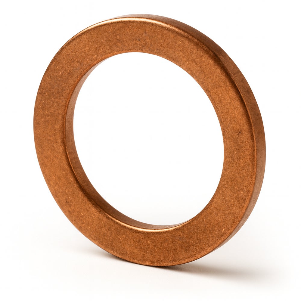Kobberskive 13,3x18,7x1,25 mm til Volvo PV444, PV544, Duett, Amazon, Amazon Kombi — bild 1 av 2
