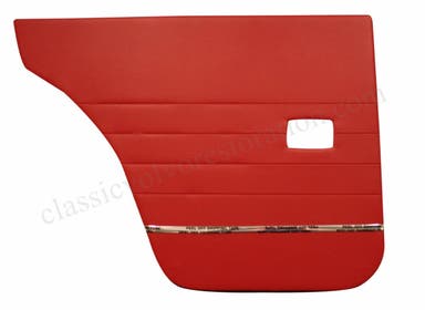 Bagdørspaneler til Volvo Amazon 4d, Amazon Kombi, 1962-63, røde