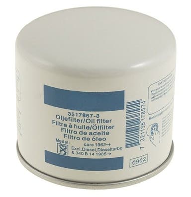 Oliefilter til Volvo B18, B20, B21, 1962-98
