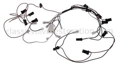 Ledningspanel til Volvo 1800E, 1800ES 1970-72