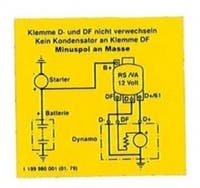 Mærkat laderelæ 12V — bild 1 av 2