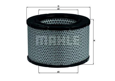 Luftfilterindsats Mahle Volvo 1800 1970–1973