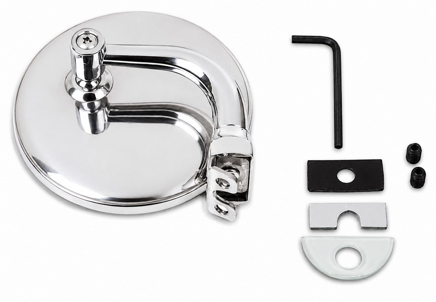 Sidespejl til dør – Peep Mirror 4" – Volvo PV 444, 544 — bild 2 av 3