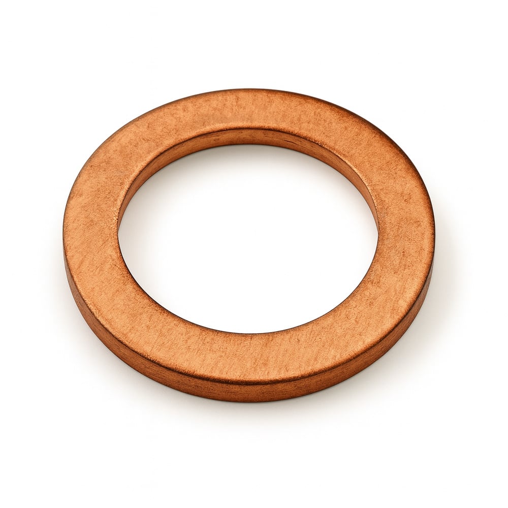 Kobberskive 10,3x15,7x0,8 mm til Volvo PV444, PV544, Duett, Amazon, Amazon Kombi, 1800 — bild 1 av 2