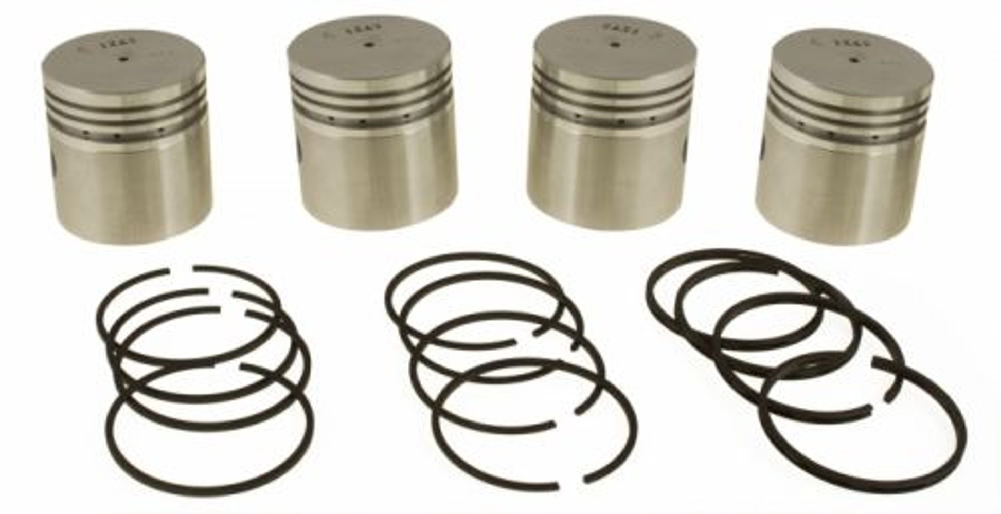 Stempelsæt med ringe B4B 0,020" til Volvo PV444, Duett