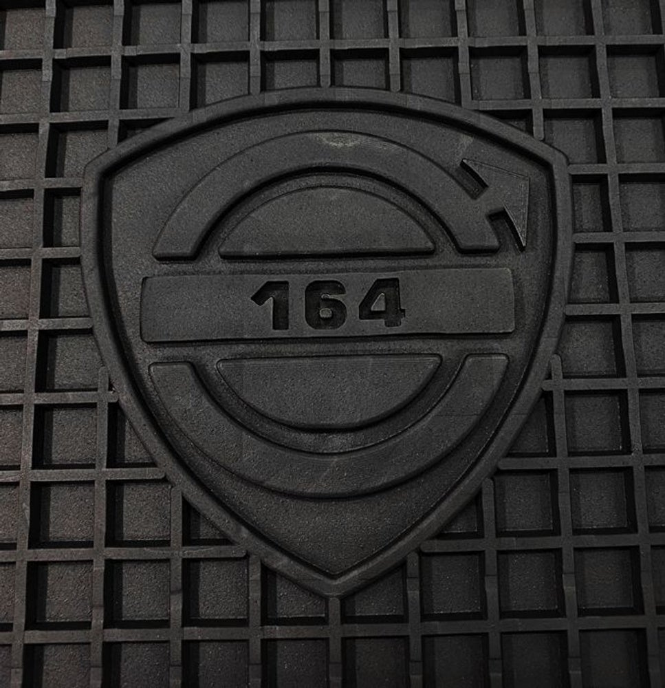 Måttesæt tilbehør til Volvo 164 1973-74, sort gummi — bild 2 av 2