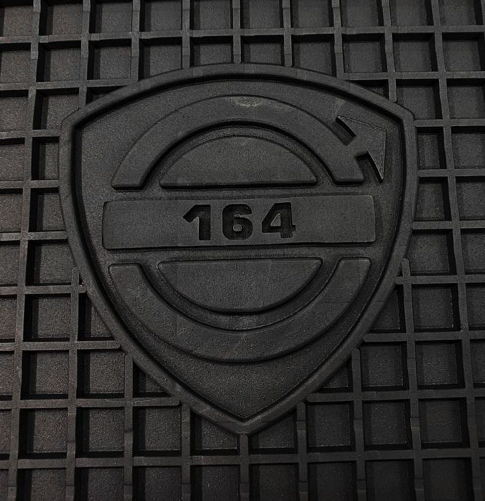 Måttesæt tilbehør til Volvo 164 1973-74, sort gummi — bild 2 av 2