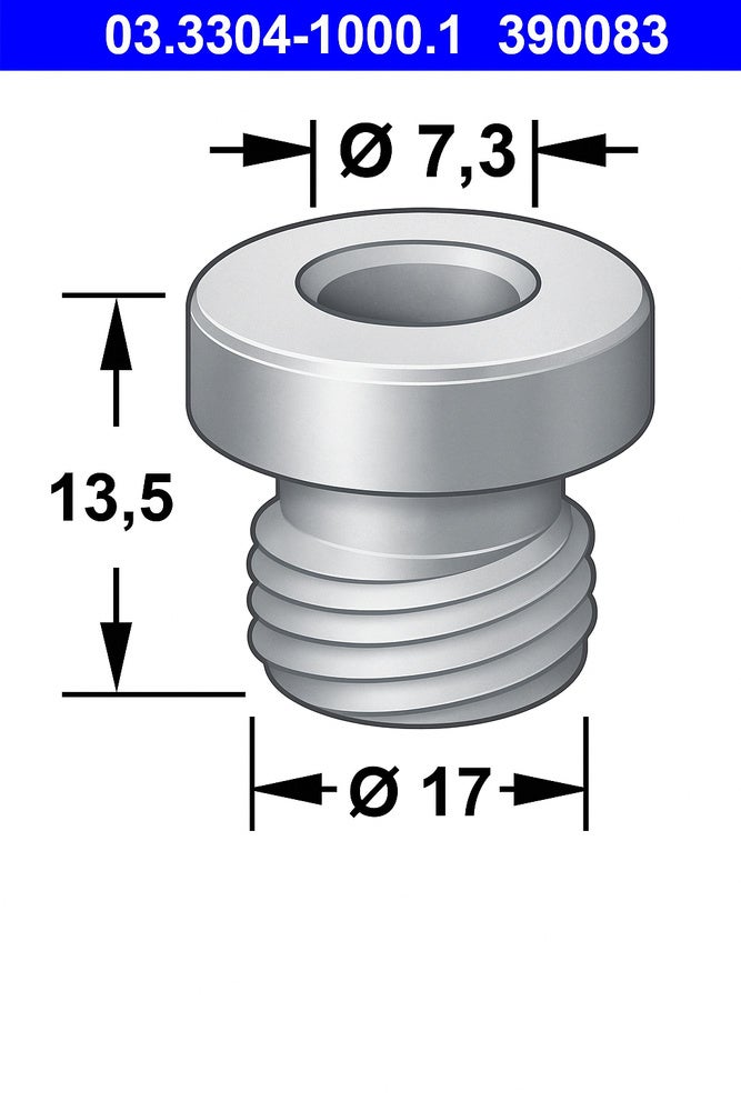 Gennemføringshovedcylinderbeholder 2-kreds gummi til Volvo 140, 164 — bild 3 av 3