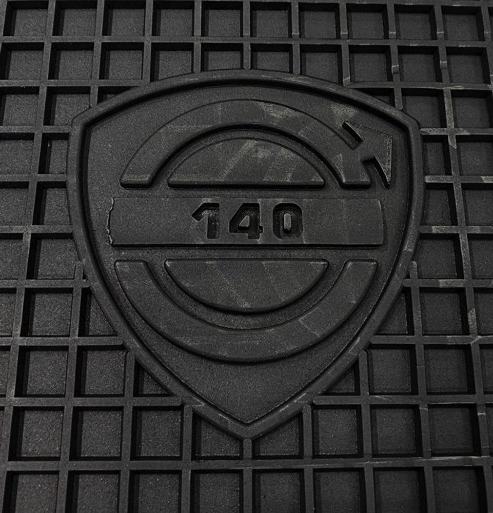 Måttesæt tilbehør til Volvo 140 1972, sort gummi — bild 2 av 2
