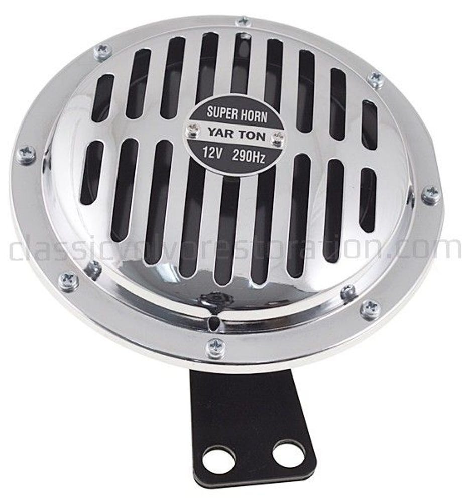 Horn 12V 150 mm universal krom